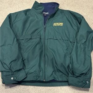 AFSCME People Green Windbreaker Jacket